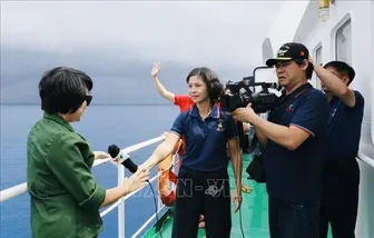 Trường Sa - Nơi để lại một phần trái tim người làm báo