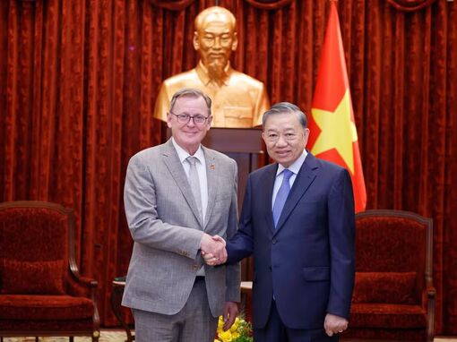 Top Vietnamese leader receives German Bundestag Vice President