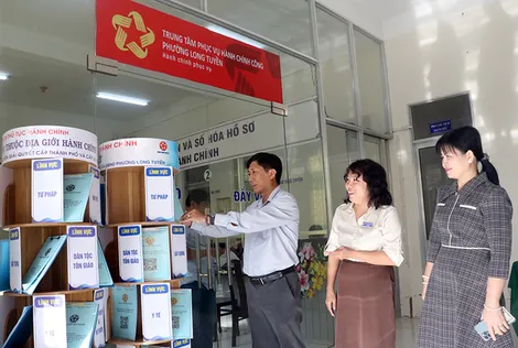 Đẩy mạnh thực hiện thủ tục hành chính không phụ thuộc địa giới hành chính
