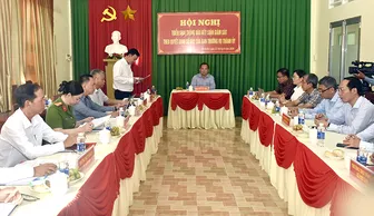 Triển khai kết luận giám sát đối với Ban Thường vụ Đảng ủy các xã An Ninh, Thuận Hòa, Lâm Tân và Phú Lộc