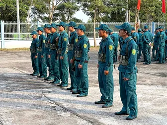 Lãnh đạo thực hiện tốt công tác quân sự, quốc phòng