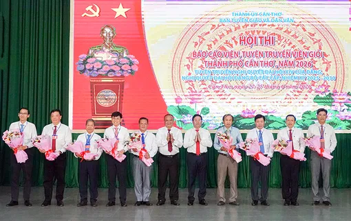 Khai mạc Hội thi Báo cáo viên, Tuyên truyền viên giỏi TP Cần Thơ năm 2026