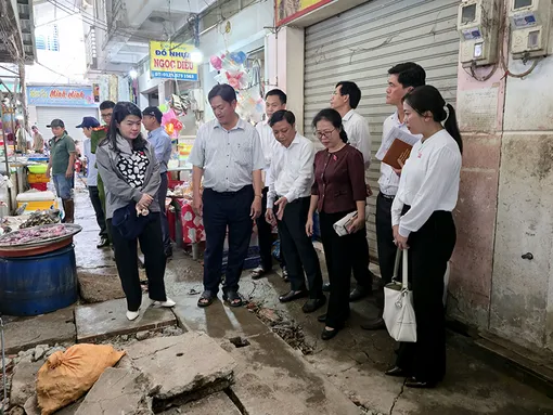 Đoàn đại biểu Quốc hội TP Cần Thơ khảo sát công tác bảo vệ môi trường tại phường Phú Lợi