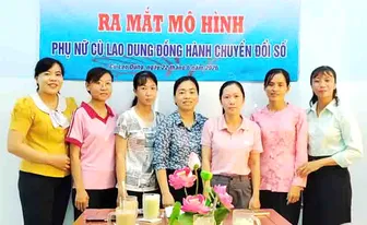 Ra mắt mô hình “Phụ nữ Cù Lao Dung đồng hành chuyển đổi số”