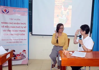 Lan tỏa kỹ năng để đồng hành cùng trẻ có rối loạn phổ tự kỷ