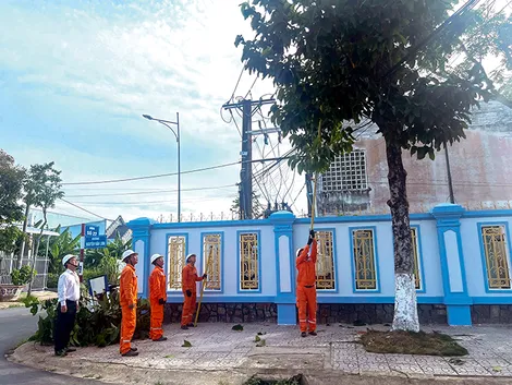 Chủ động phương án an toàn lưới điện mùa mưa bão