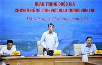 Đẩy nhanh tiến độ triển khai các dự án giao thông trọng điểm, nâng khối lượng thi công và giải ngân trong quý III-2026 phải đạt trên 50%