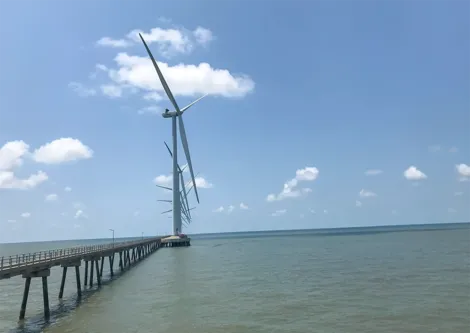 Xã Vĩnh Hải tiếp tục được đầu tư dự án điện gió ngoài khơi quy mô 400MW
