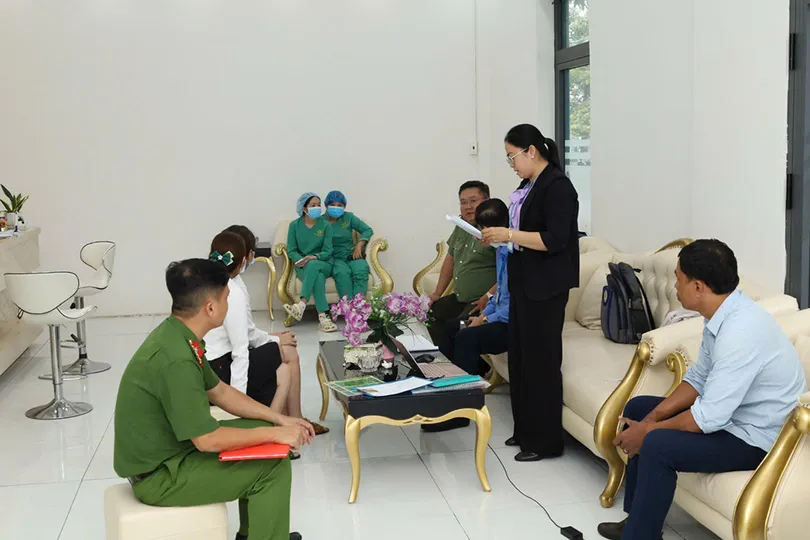 Kiểm tra đột xuất Nha khoa Quốc tế Tuệ Minh, phát hiện nhiều sai phạm