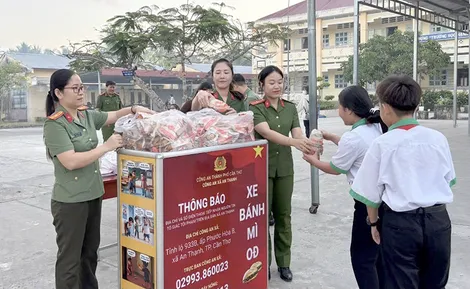 Bánh mì 0 đồng và hiệu quả tuyên truyền phòng, chống tội phạm