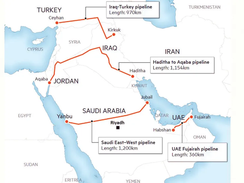 Vùng Vịnh nỗ lực giảm phụ thuộc eo biển Hormuz