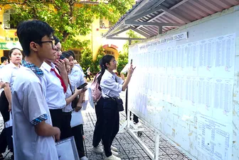 Hôm nay, thí sinh Cần Thơ dự thi tuyển sinh vào lớp 10