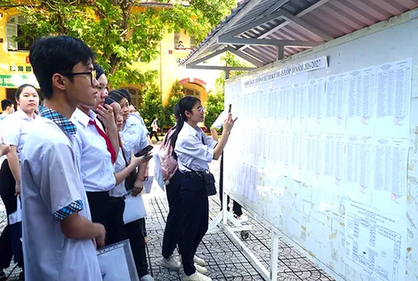 Hôm nay, thí sinh Cần Thơ dự thi tuyển sinh vào lớp 10