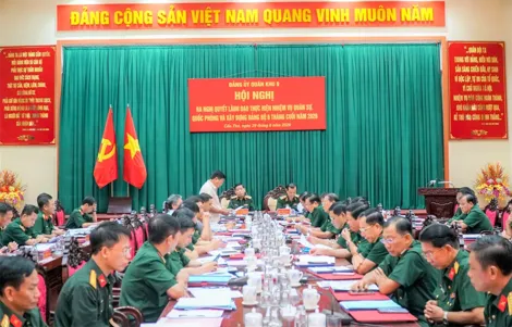 Xây dựng lực lượng vũ trang Quân khu 9 vững mạnh toàn diện “mẫu mực, tiêu biểu”