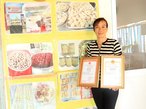 Ngọt ngào chiếc bánh hột gà truyền thống