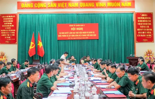 Xây dựng lực lượng vũ trang Quân khu 9 vững mạnh toàn diện “mẫu mực, tiêu biểu”