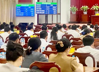 Mỗi ấp, khu vực được thành lập 1 Đội dân phòng