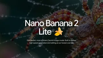 Google trình làng Nano Banana 2 Lite - mô hình AI tạo ảnh nhanh hơn, chi phí thấp hơn