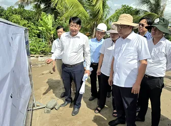 Lãnh đạo thành phố kiểm tra công tác giải phóng mặt bằng các dự án trên địa bàn xã Châu Thành