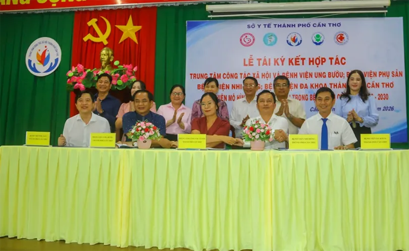 Ký kết ghi nhớ hợp tác triển khai Mô hình công tác xã hội trong bệnh viện giai đoạn 2026-2030