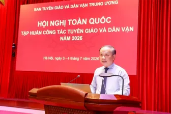 Hội nghị toàn quốc tập huấn công tác tuyên giáo và dân vận năm 2026