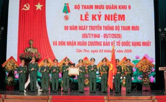 Bộ Tham mưu Quân khu 9 kỷ niệm 80 năm Ngày truyền thống và đón nhận Huân chương Bảo vệ Tổ quốc hạng Nhất