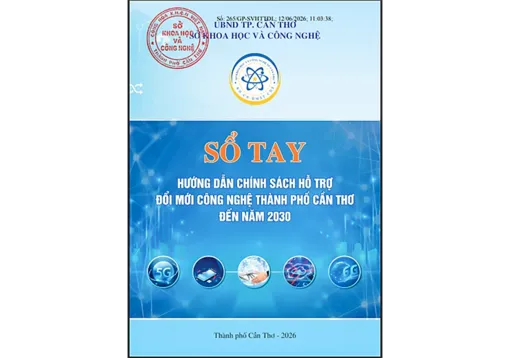 Phát hành Sổ tay hướng dẫn chính sách hỗ trợ đổi mới công nghệ TP Cần Thơ