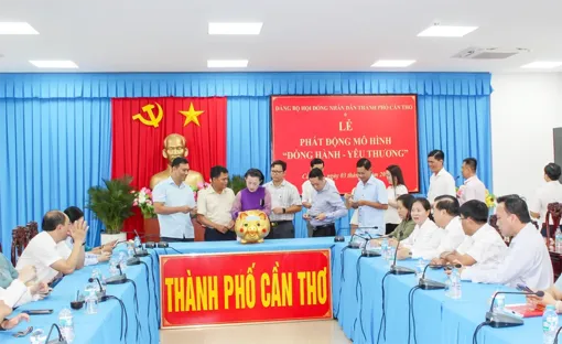 Đảng ủy HĐND TP Cần Thơ phát động thực hiện mô hình “Đồng hành - Yêu thương”