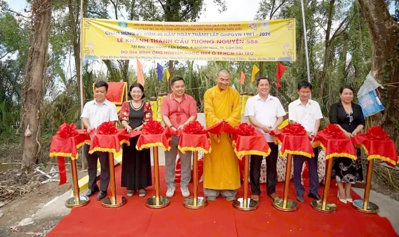 Phường Khánh Hòa đẩy mạnh xã hội hóa xây dựng cầu giao thông nông thôn