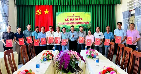 Đẩy mạnh tuyên truyền pháp luật trong hội viên, nông dân