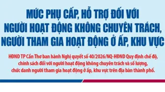 Mức phụ cấp, hỗ trợ đối với người hoạt động không chuyên trách, người tham gia hoạt động ở ấp, khu vực