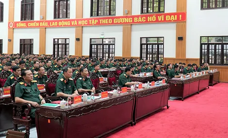 Quân khu 9 sơ kết công tác quân sự, quốc phòng 6 tháng đầu năm 2026