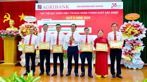 Agribank Chi nhánh Hậu Giang bứt tốc hoàn thành kế hoạch kinh doanh năm 2026