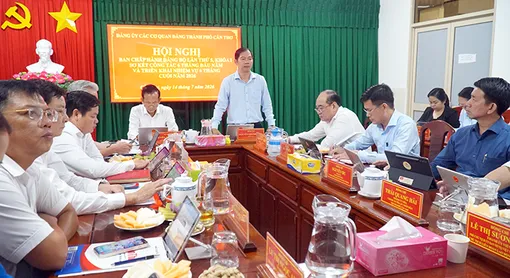 Đảng ủy các cơ quan Đảng thành phố tập trung thực hiện tốt 8 nhóm nhiệm vụ trọng tâm