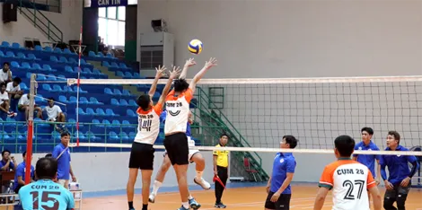 Khai mạc môn Bóng chuyền Đại hội Thể dục thể thao thành phố