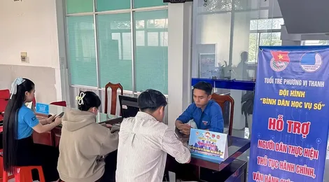 Phường Vị Thanh giải quyết 100% hồ sơ thủ tục hành chính đúng hạn và trước hạn