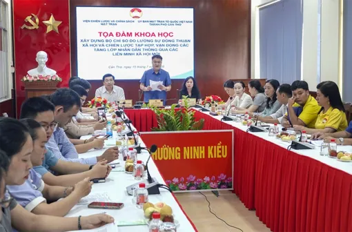 Xây dựng bộ chỉ số đo lường sự đồng thuận xã hội và chiến lược tập hợp, vận động các tầng lớp nhân dân thông qua các liên minh xã hội mới