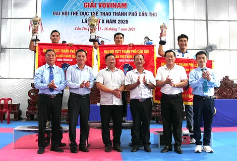 Cụm 3 - xã Phong Điền đạt giải Nhất toàn đoàn môn Vovinam Đại hội Thể dục thể thao thành phố