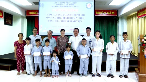 Tiếp sức trẻ em mắc bệnh hiểm nghèo