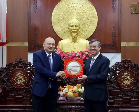 Lãnh đạo thành phố tiếp Đoàn công tác Cộng hòa Kazakhstan