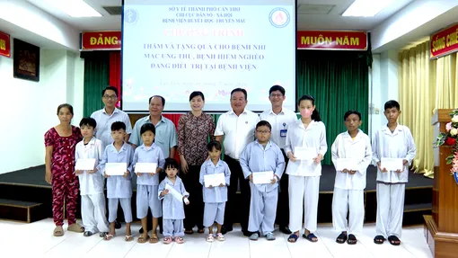 Tiếp sức trẻ em mắc bệnh hiểm nghèo