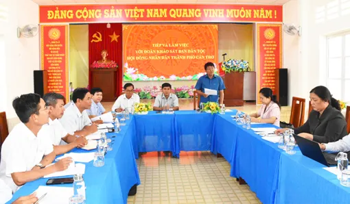 Khảo sát tình hình tổ chức dạy, học tiếng Việt và thực hiện các chính sách hỗ trợ đồng bào dân tộc thiểu số