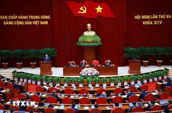 Khai mạc trọng thể Hội nghị lần thứ ba Ban Chấp hành Trung ương Đảng khóa XIV Khai mạc trọng thể Hội nghị lần thứ ba Ban Chấp hành Trung ương Đảng khóa XIV