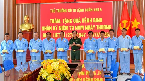Quân khu 9 tổ chức nhiều hoạt động kỷ niệm 79 năm Ngày Thương binh - Liệt sĩ