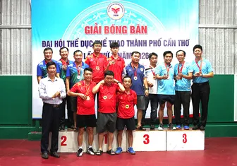 Bế mạc môn Bóng bàn Đại hội Thể dục thể thao TP Cần Thơ lần thứ X năm 2026 Bế mạc môn Bóng bàn Đại hội Thể dục thể thao TP Cần Thơ lần thứ X năm 2026