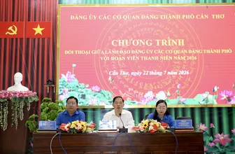 Đảng ủy các cơ quan Đảng TP Cần Thơ đối thoại với đoàn viên, thanh niên