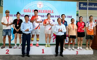 Bế mạc môn pickleball Đại hội Thể dục thể thao thành phố