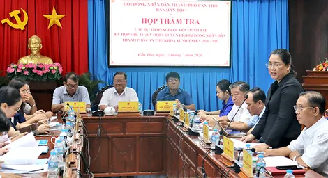 Ban Dân tộc HĐND TP Cần Thơ thẩm tra các dự thảo nghị quyết
