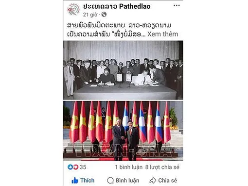 Truyền thông Lào khẳng định quan hệ đặc biệt Việt Nam-Lào là có một không hai