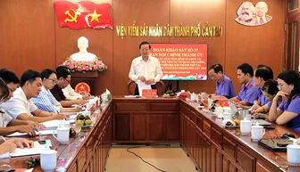 Báo cáo kết quả khảo sát hoạt động của các cơ quan nội chính, tư pháp trên địa bàn thành phố